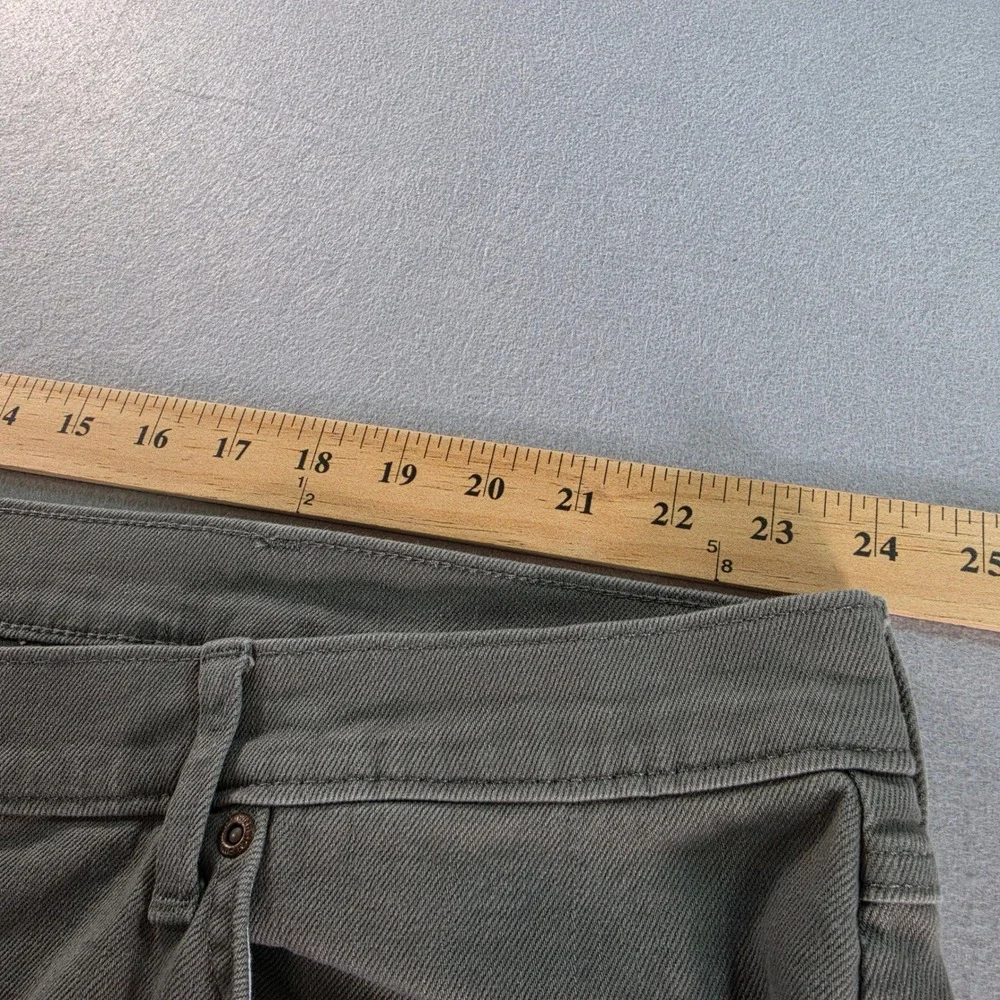 Wrangler Authentics Mens Straight Leg Pants Sage Gray Casual Utility 44x30